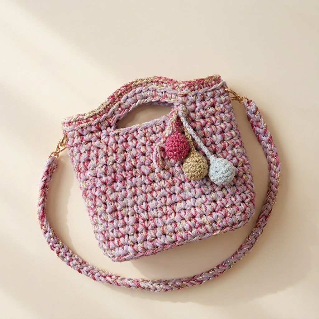 Sac rose lavande
